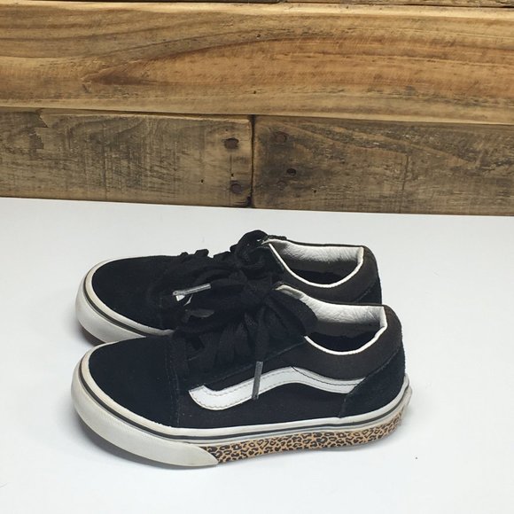 Vans 'Off the Wall' Animal Print Leopard Kids 10.5 - Picture 2 of 7